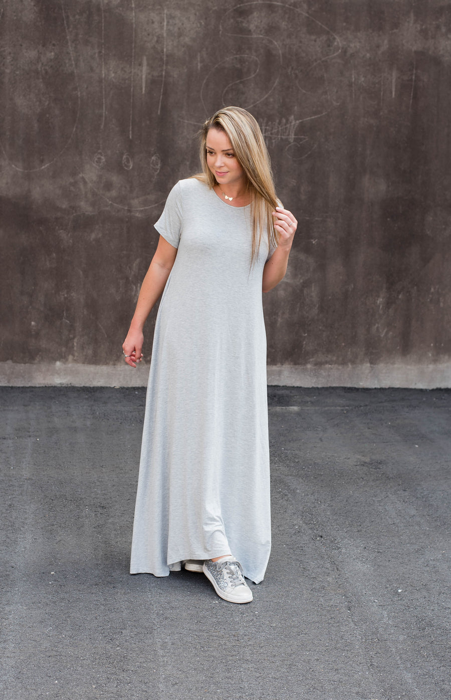 Cotton Stretch Maxi Dress Layla Lael Cotton Stretch Maxi Dress Layla Lael