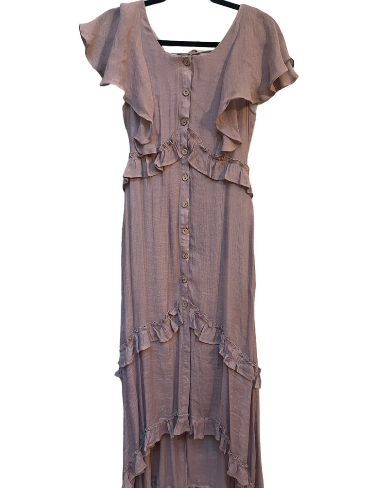 Flutter Sleeve Maxi - Mauve