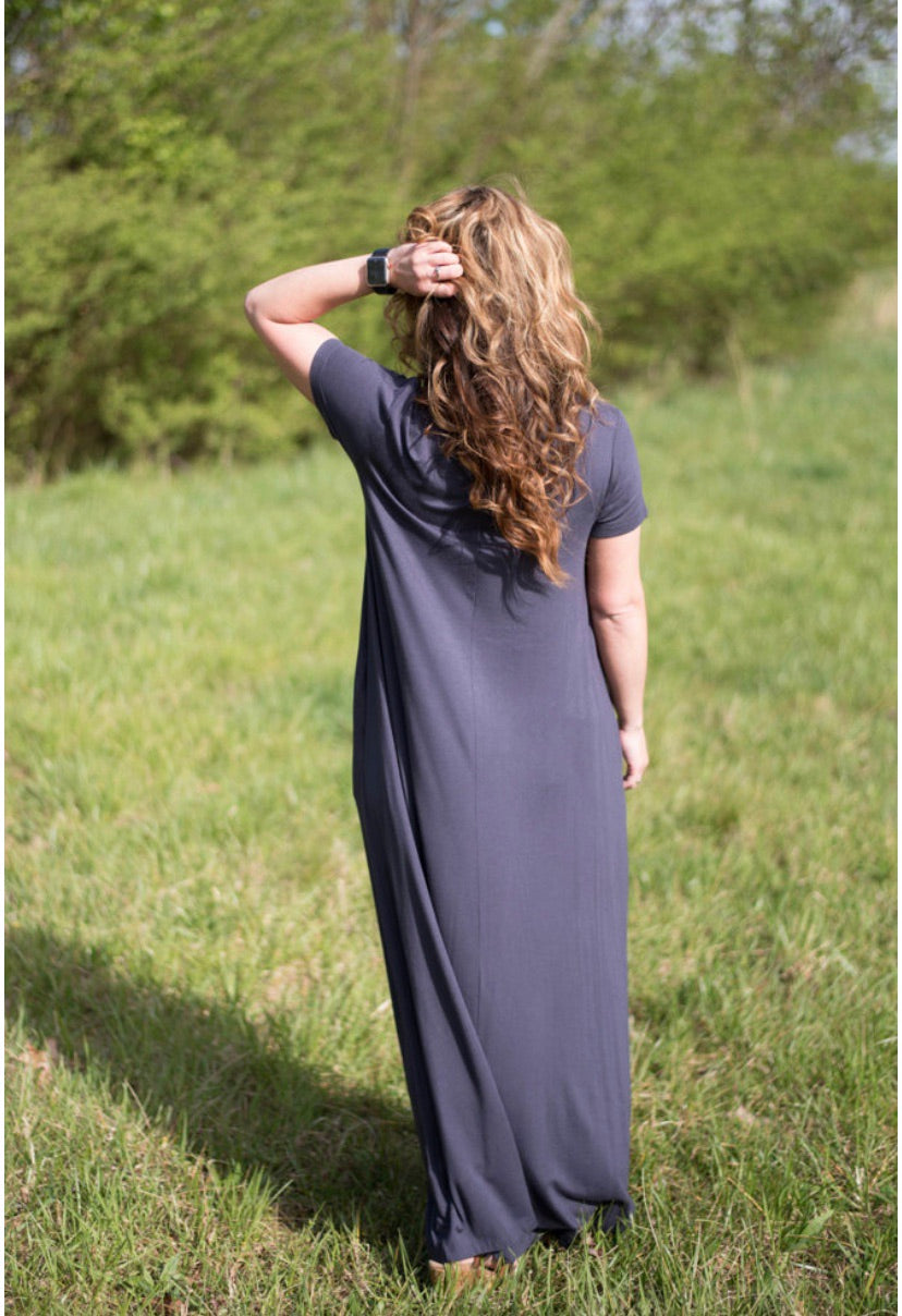 Cotton Stretch Maxi Dress Layla Lael Cotton Stretch Maxi Dress Layla Lael